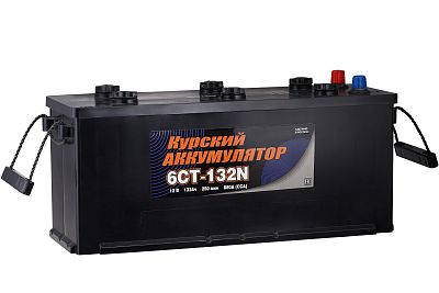Автомобильный аккумулятор КУРСКИЙ 6СТ-132 N (арт.632130330)