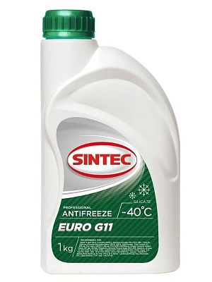 7  / Антифриз Sintec Euro G-11 1кг (green НОВЫЙ) -40