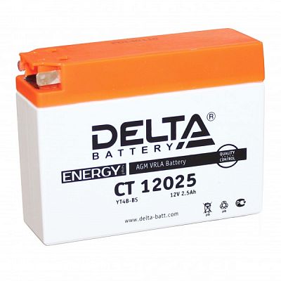 Аккумуляторная батарея мото Delta CT 12025 (YT4B-BS)