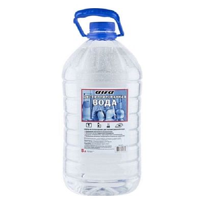 Вода дистиллированная ALFA, 5л ПЭТ бутылка ГеленаХимАвто WA21840