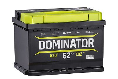Автомобильный аккумулятор DOMINATOR 6СТ-62 VLR LB (арт.562110060)