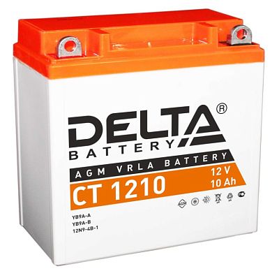 Аккумуляторная батарея мото Delta CT 1210 (YB9A-A) (12N9-4B-1) (YB9-B)