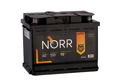 Автомобильный аккумулятор NORR 6СТ-60 (0) VLR (арт. 560108090)