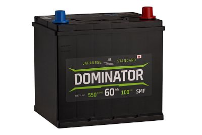 Автомобильный аккумулятор DOMINATOR (JIS) 6CT-60 А (0) D23L (арт. 560312062)